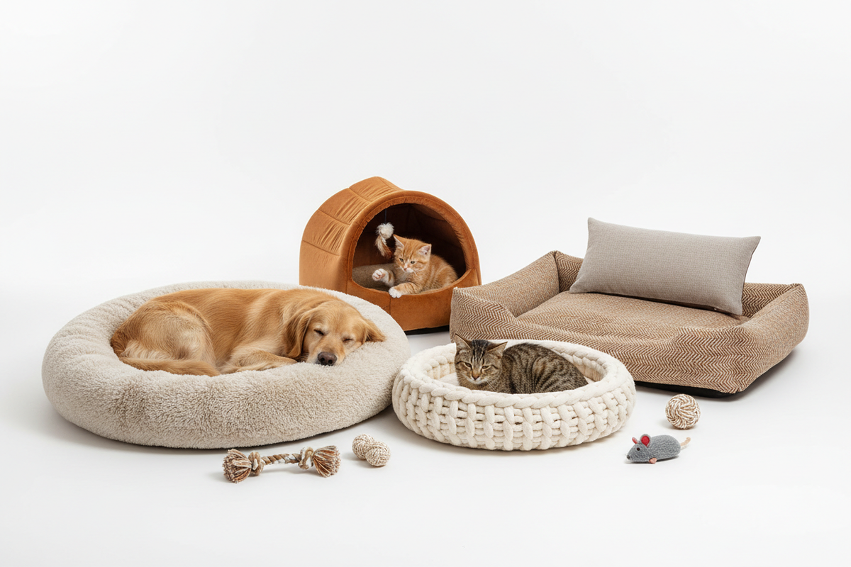 Beds & Nests cozy pet beds for cats and dogs